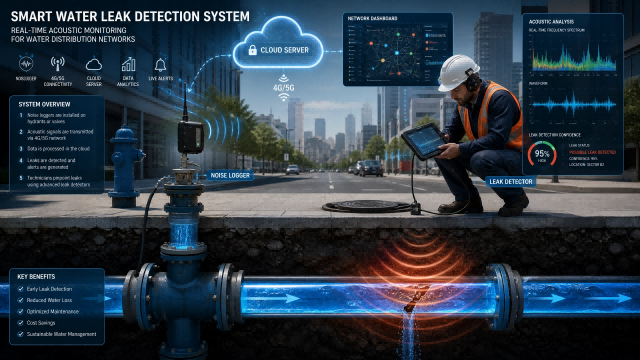 <a href='http://m.lmfdjz.cn/products/c/Noise-detector'>噪聲記錄儀</a>與<a href='http://m.lmfdjz.cn/products/c/tinglouyi'>聽漏儀</a>聯手破解市政管網漏水難題