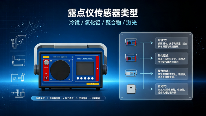 冷靜式<a href='http://m.lmfdjz.cn/products/c/Dew-point-meter'>露點儀</a>-朝露（<a href='http://m.lmfdjz.cn/kgtldy'>CDPM-1000</a>）